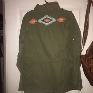 Polo Army Green Tribal Jacket